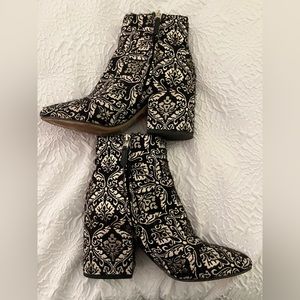 Sam Edelman metallic booties